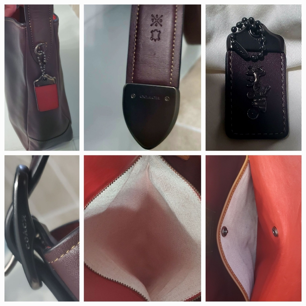 Coach 1941 Bedford Large Hobo Oxblood Bag - Picture 8 of 15